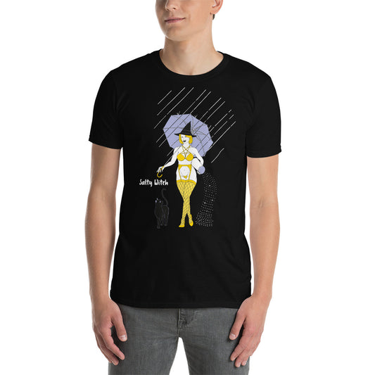 Gents Salty Witch Tee Black